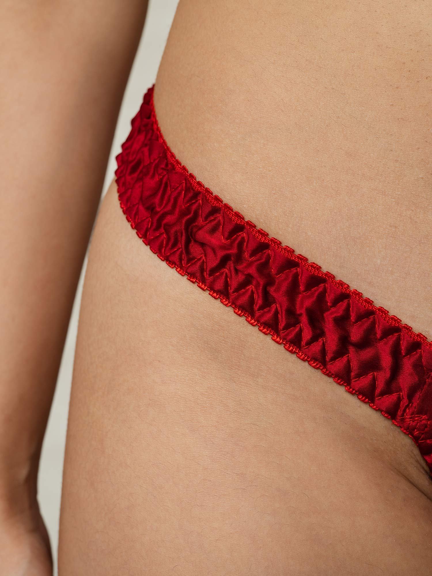 [Rød] SilkSilky-DK Silke Panty 010