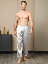 [Grå] SilkSilky-DK Mens Sleep Bottoms 003,
