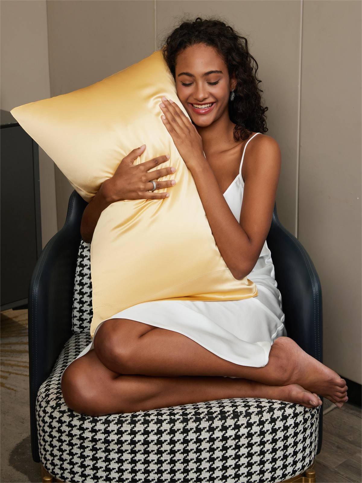 [Champagne] SilkSilky-DK 19Momme Pillowcase 002