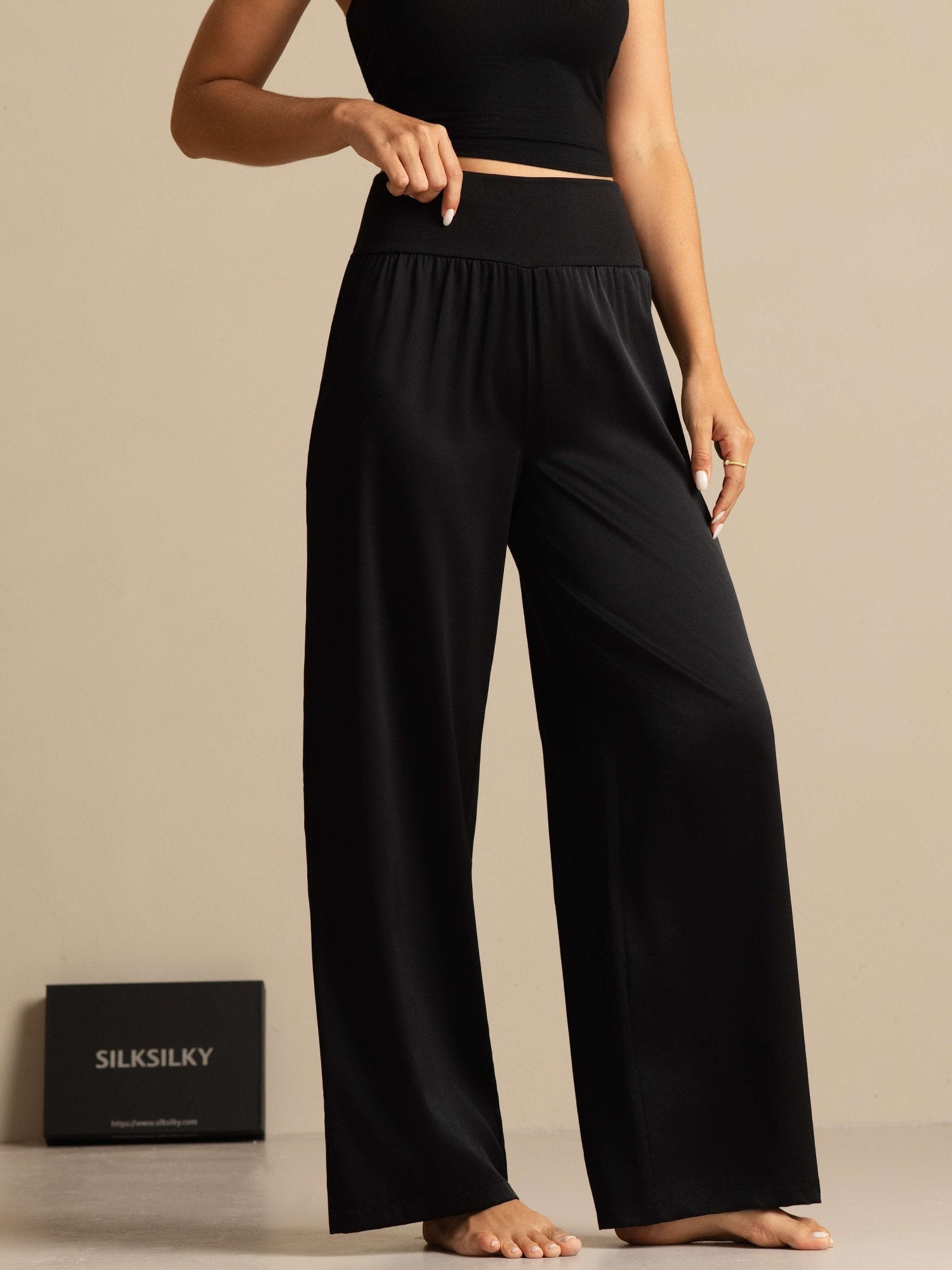 [Sort] SilkSilky-DK 19Momme Silke Womens Pants 007