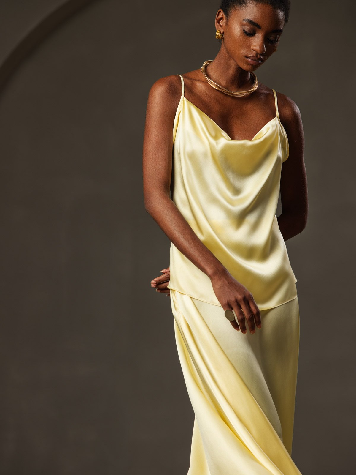 [Gul] SilkSilky-DK 19Momme Silke Camisoles 001