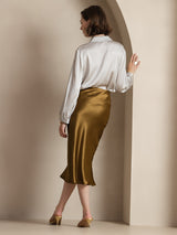 [Brun] SilkSilky-DK Nederdel 002