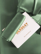 [Grågrøn] SilkSilky-DK 30Momme Pudebetræk 006