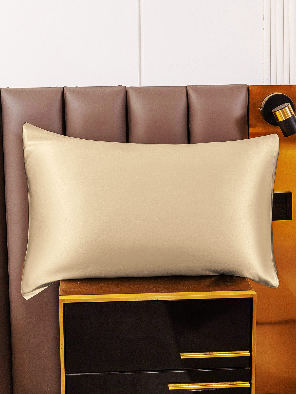 [Beige] SilkSilky-DK 22Momme Pillowcase 004