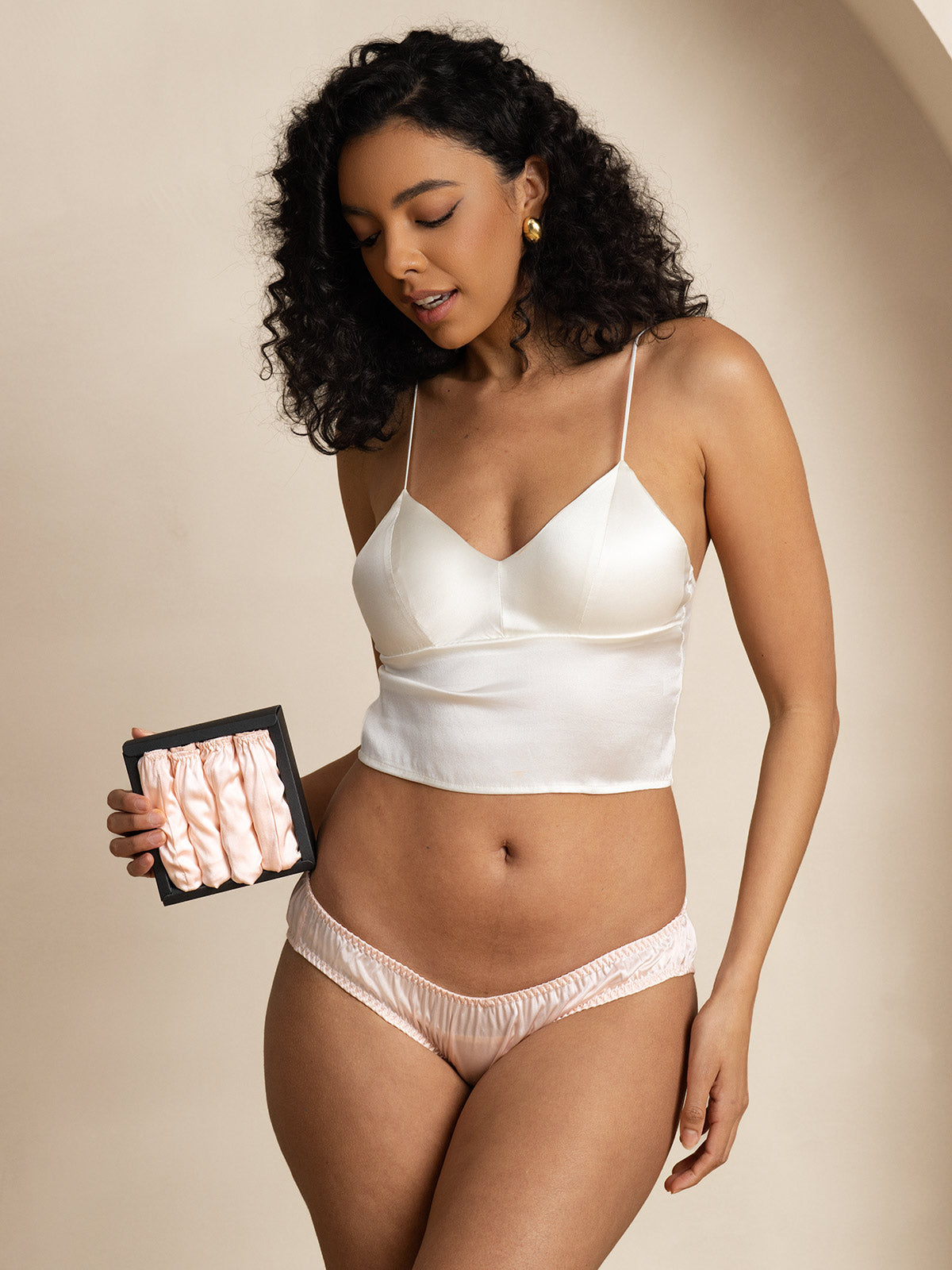 [Lys Pink] SilkSilky-DK Panty 006