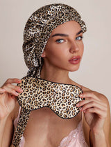 SilkSilky-DK Silke Sleep Cap Leopard 001