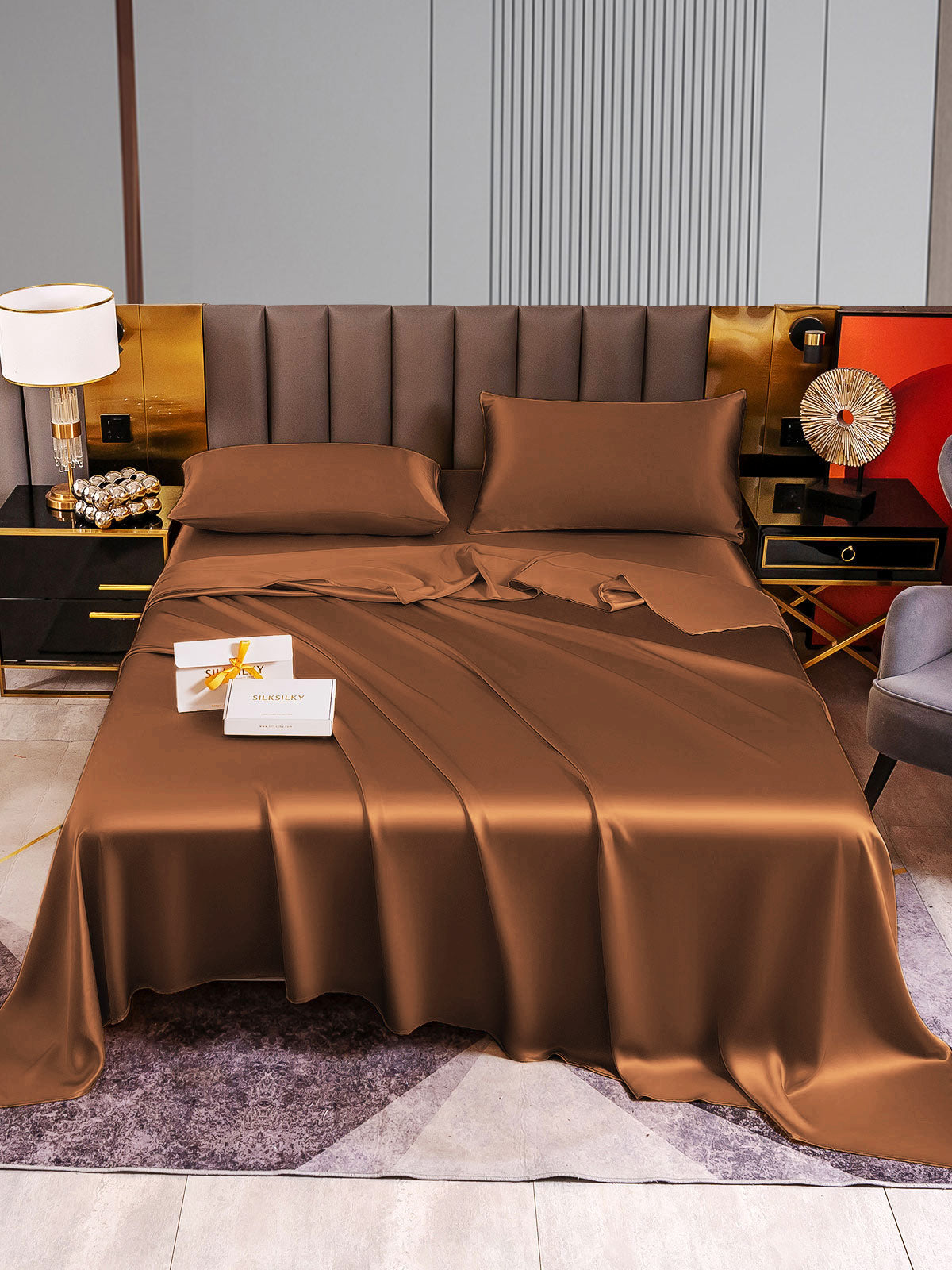 [Kaffe] SilkSilky-DK 22Momme Bedding Set 003