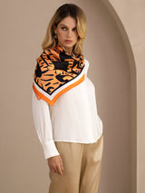 [Sort Tiger] SilkSilky-DK Scarf 006