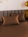 SilkSilky-DK 19Momme Pillowcase Kaffe 001