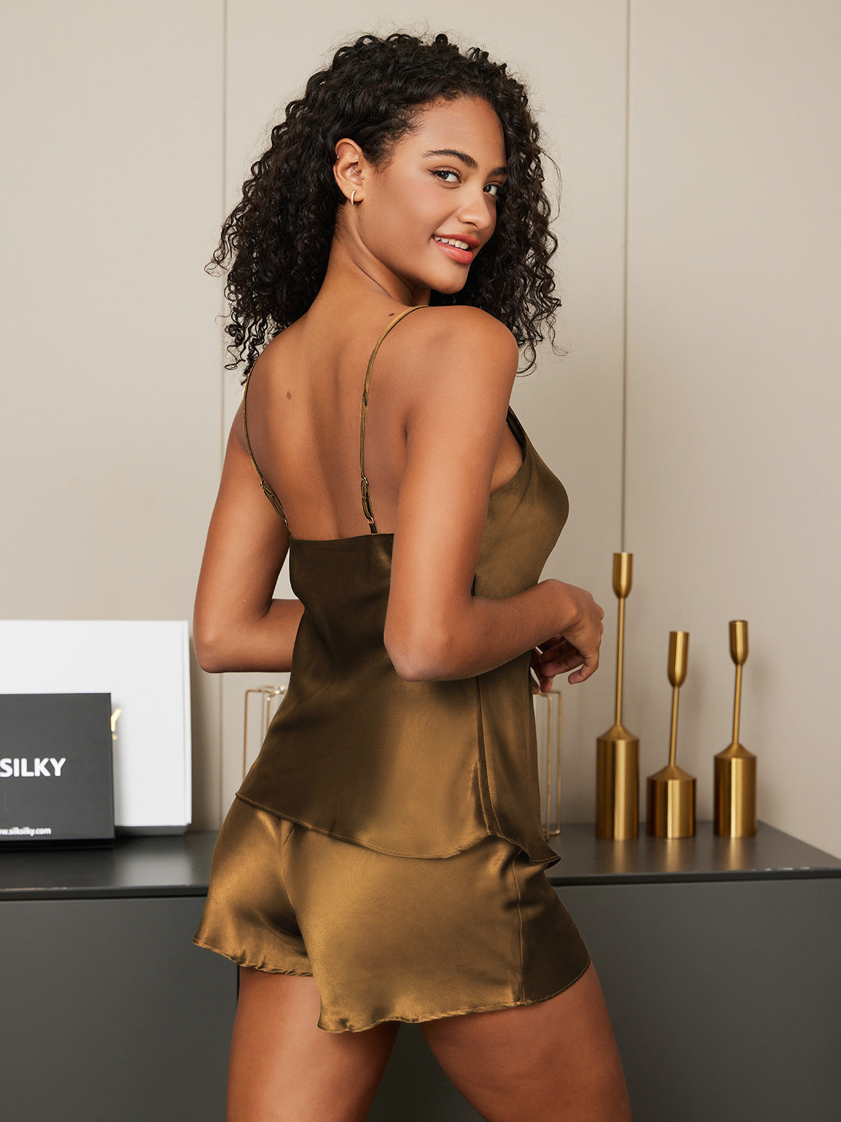 [Kaffe] SilkSilky-DK Camisole Set 003,