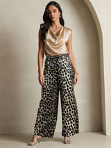 [Leopard] SilkSilky-DK Womens Pants 007,