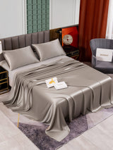 [Grå] SilkSilky-DK 25Momme Bedding Set 002