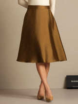 [Bronze] SilkSilky-DK 32Momme Silke Skirt 007