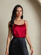 [Vin] SilkSilky-DK Spaghetti Strap Camisole Top 004