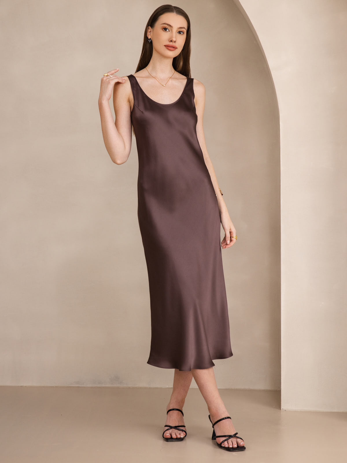 [Kaffe] SilkSilky-DK Dress 005,