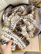 [P076] SilkSilky-DK Pure Silk Scarf 003
