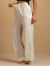 [Hvid] SilkSilky-DK 19Momme Women's Sleep Pants 004