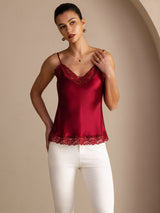 [Vin] SilkSilky-DK V Neck Camisole Top 003