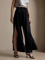 [Sort] SilkSilky-DK 19Momme Silke Split Damebukser 001