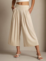[Beige] SilkSilky-DK 19Momme Silke Womens Pants 001