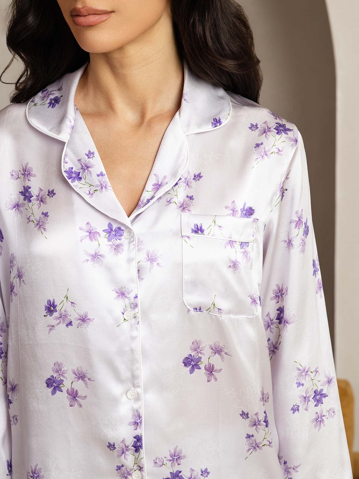 [Syrenblomst] SilkSilky-DK Womens Pajamas 005