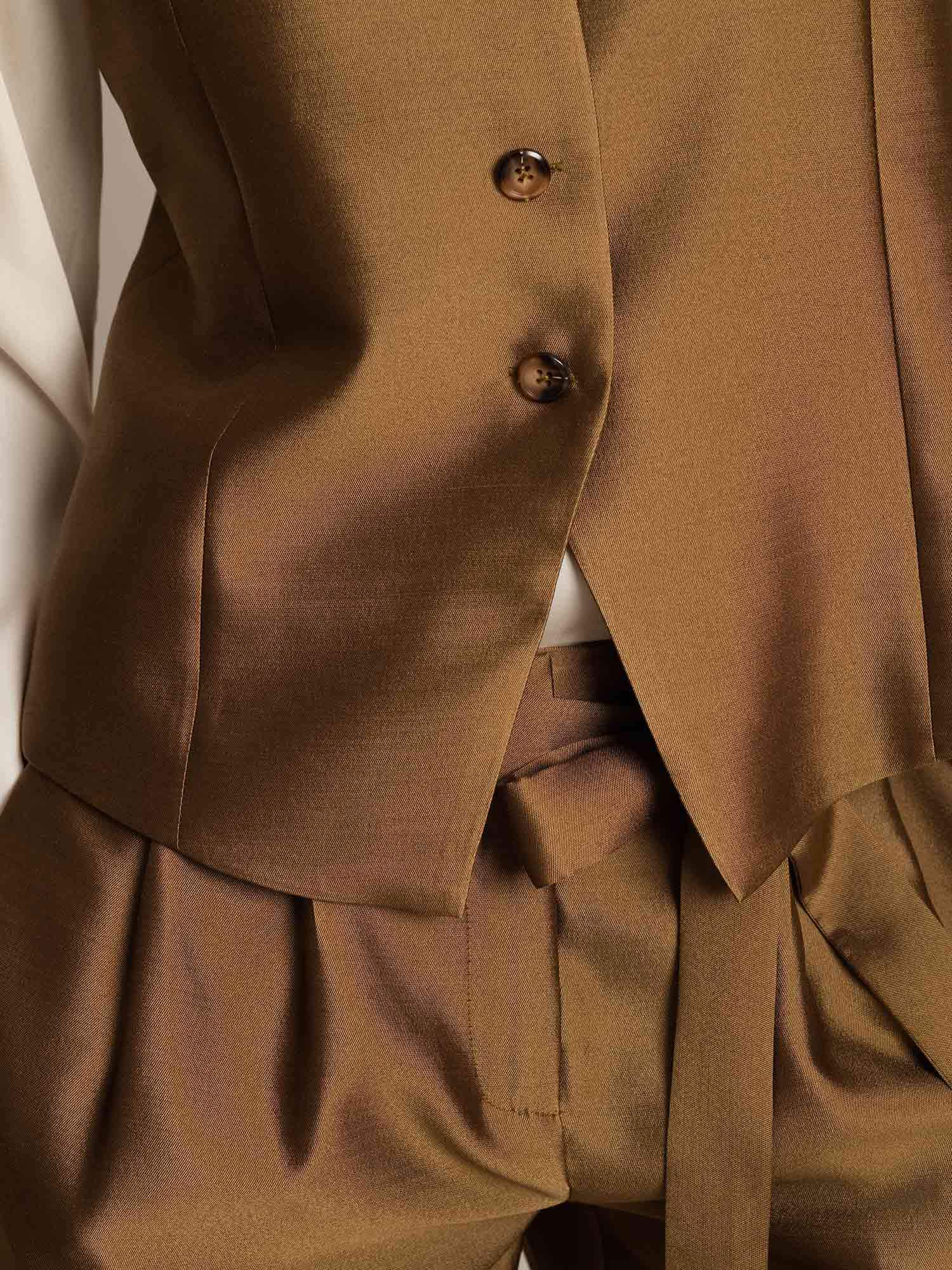 [Bronze] SilkSilky-DK 32Momme Silke Womens Vest 005