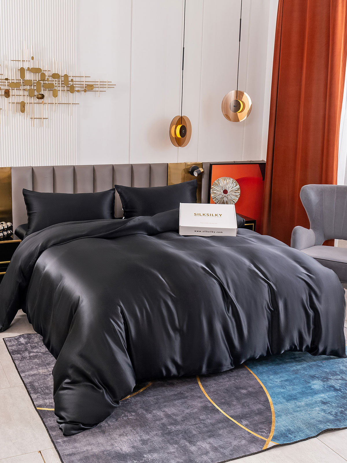 [Sort] SilkSilky-DK 19Momme Bedding Set 005