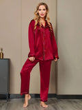 SilkSilky-DK Revers Dame Pyjamas Vin 004