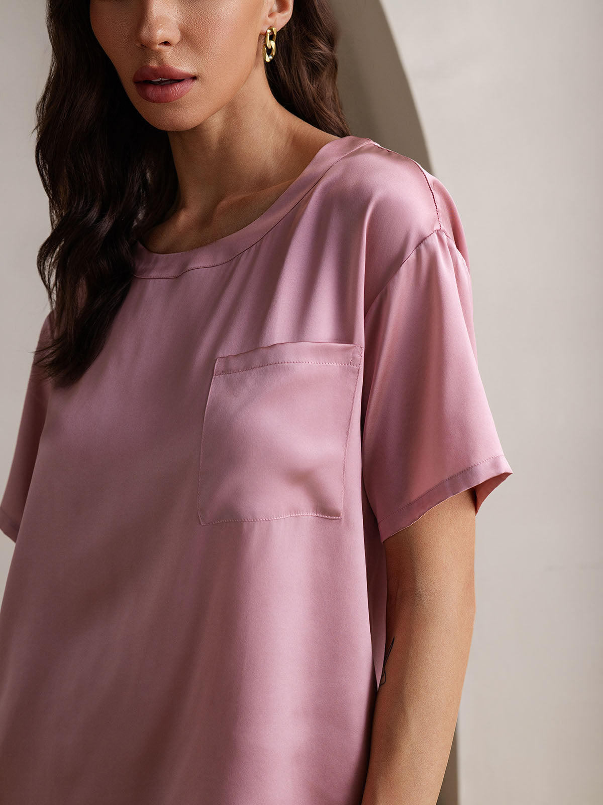 [Bleg Mauve] SilkSilky-DK Womens Pajamas 009
