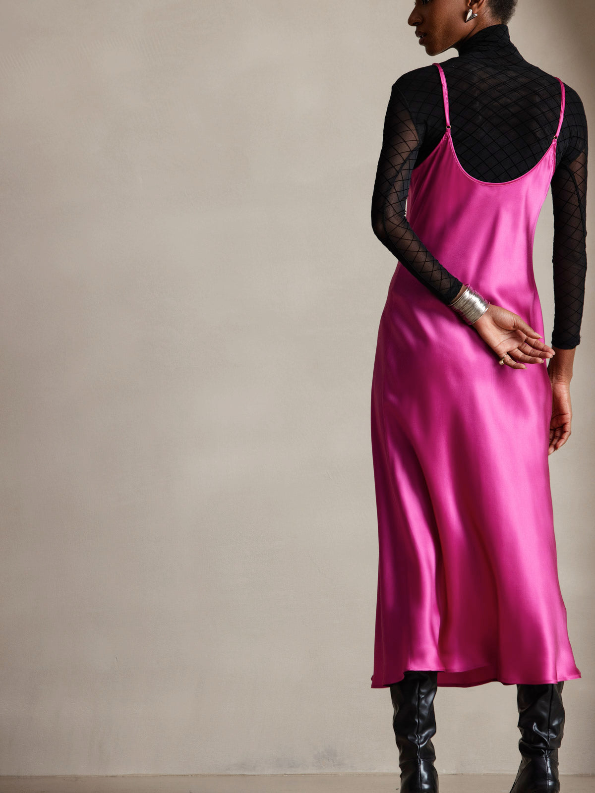 [Rosenrød] SilkSilky-DK Dress 002