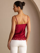 [Vin] SilkSilky-DK V Neck Camisole Top 002
