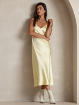 [Lysegul] SilkSilky-DK Sleeveless V Neck Natkjole 006