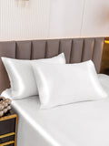 SilkSilky-DK-22Momme-Pure-Silk-Pillowcase-Hvid-002