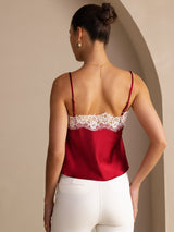 [Vin] SilkSilky-DK V Neck Camisole Top 002