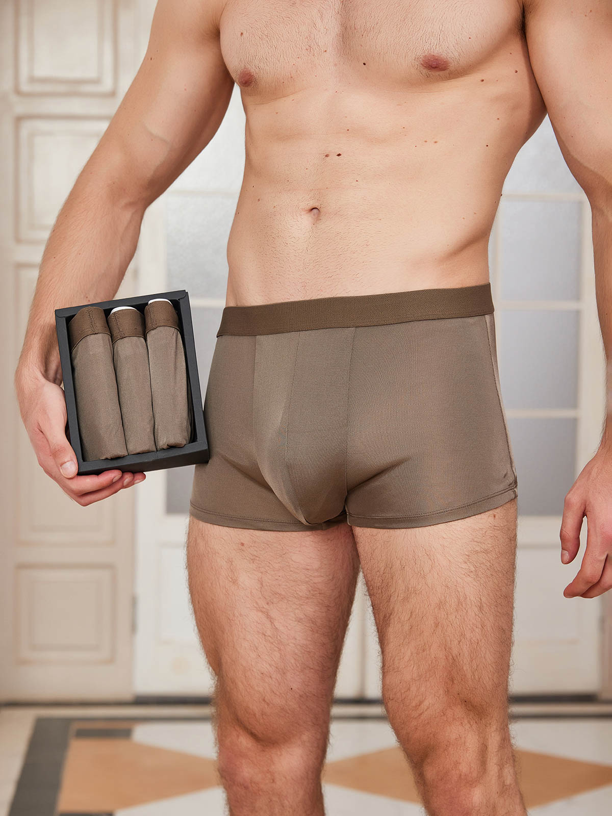 [Kaffe] SilkSilky-DK Mens Underwear 001