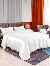 [Hvid] SilkSilky-DK 22Momme Bedding Set 002,