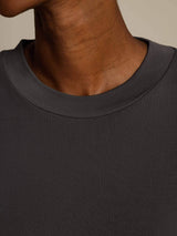 [Grå] SilkSilky-DK Half Sleeve Crew Neck T-shirt til kvinder 004