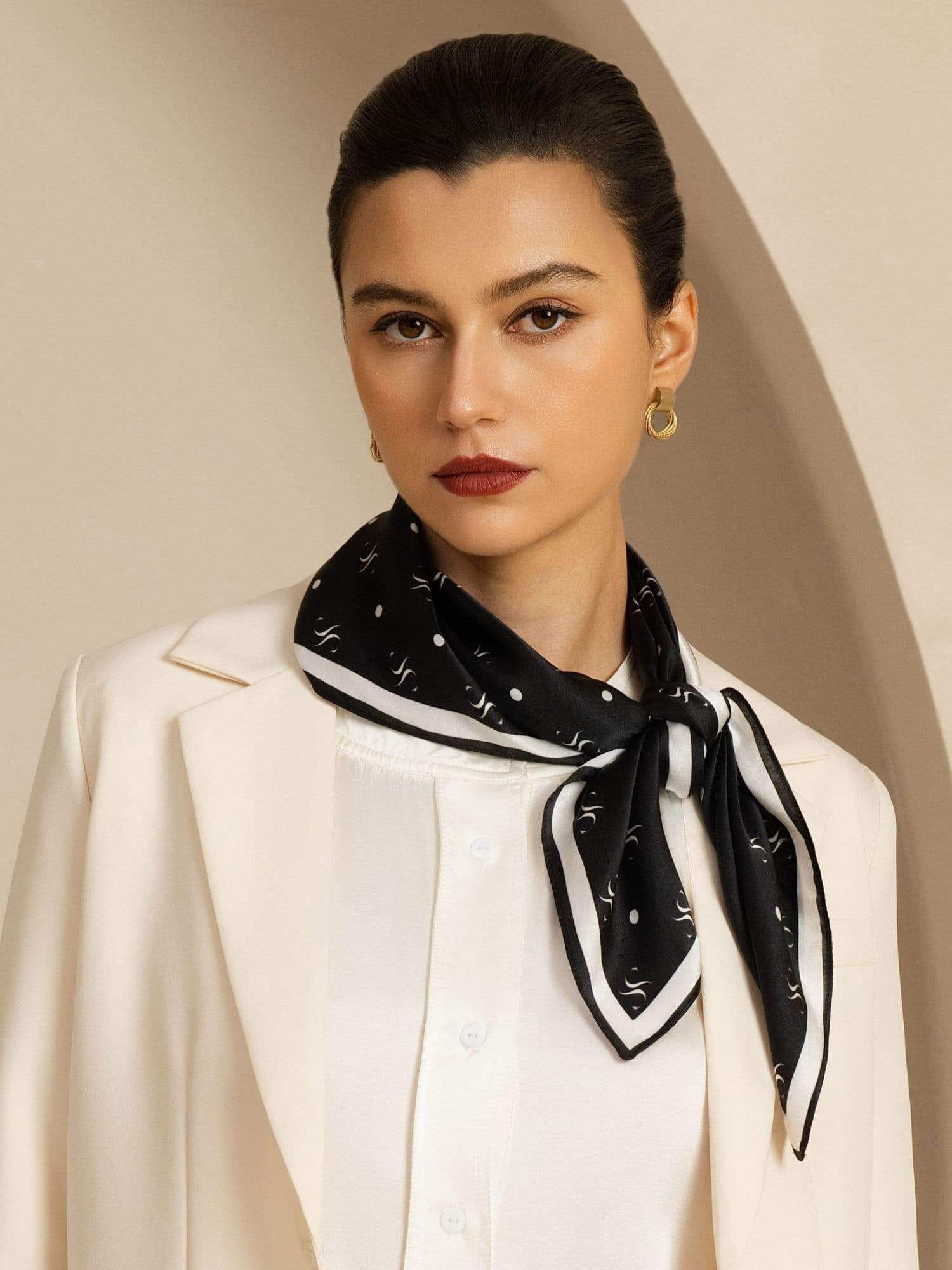 [P105] SilkSilky-DK Pure Silk Scarf 002