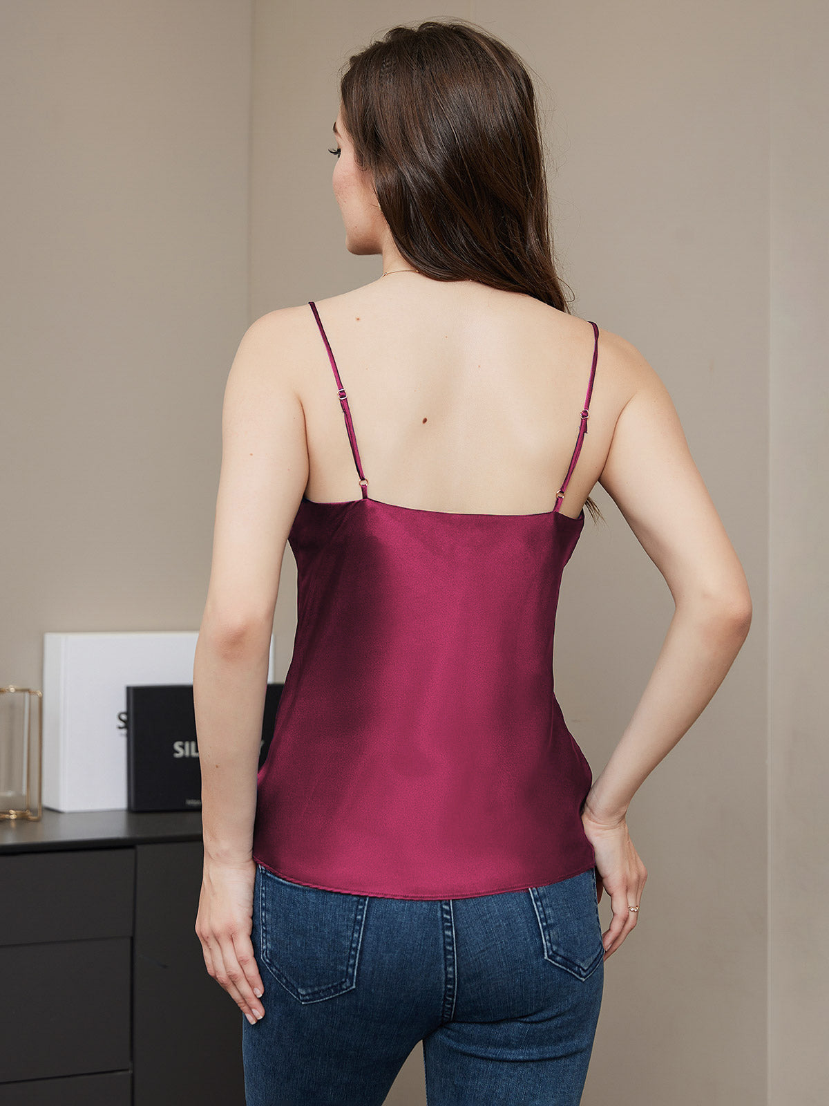 [Fuchsia] SilkSilky-DK Camisoles 002