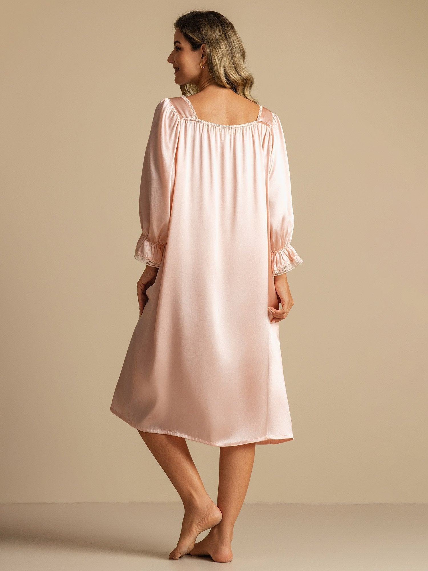 [LysPink] SilkSilky-DK Silke Nightgown 002