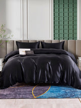 [Sort] SilkSilky-DK 25Momme Sengesæt 002
