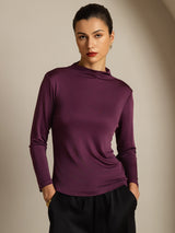 [Lilla] SilkSilky-DK Silke Womens T-Shirt 001