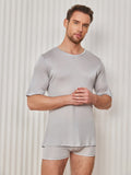 SilkSilky-DK Mens T-Shirt Lysegrå 004