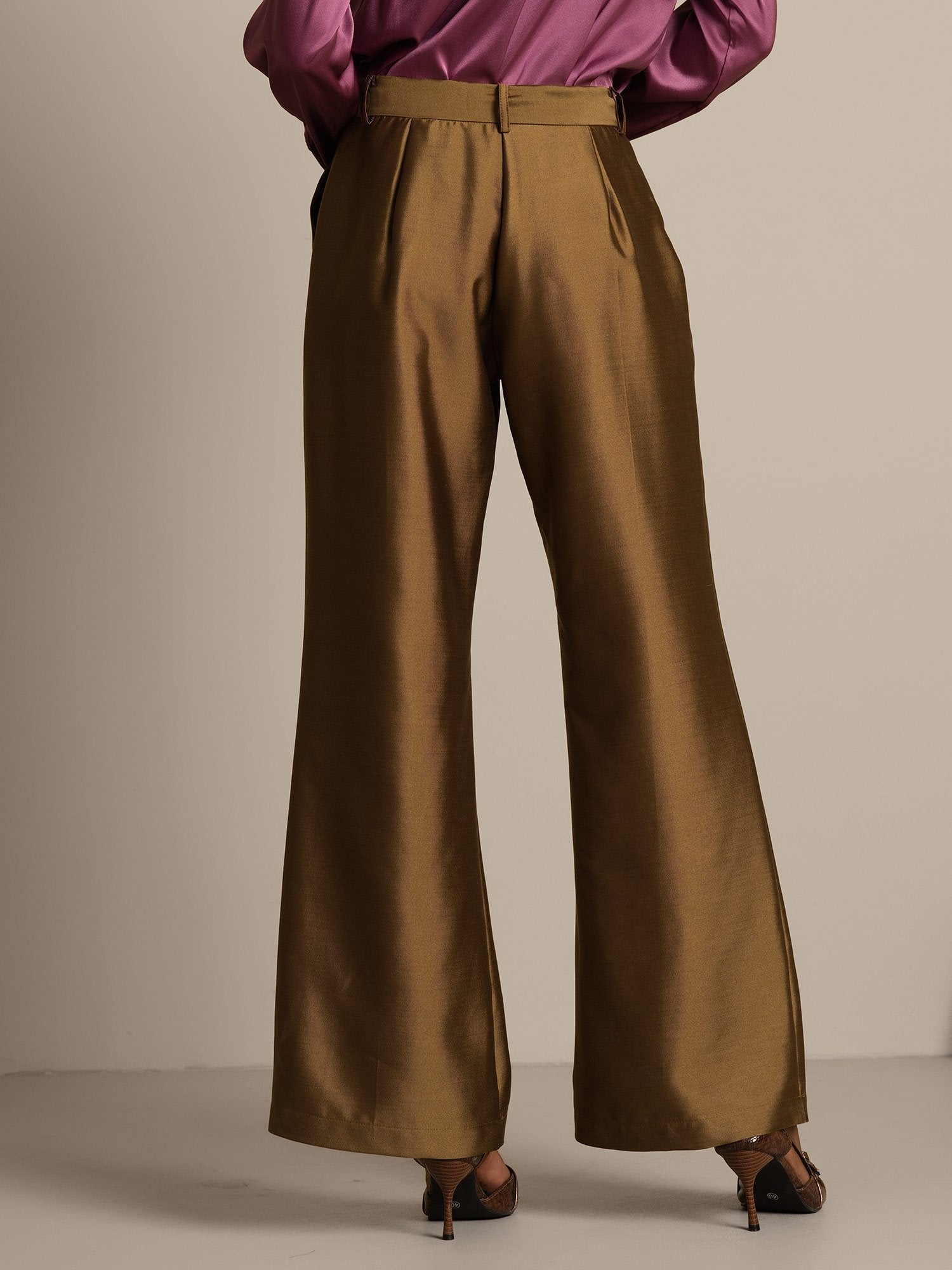 [Bronze] SilkSilky-DK 32Momme Silke Womens Pants 002,