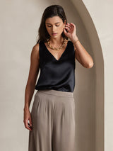 [Sort] SilkSilky-DK Sleeveless V Neck Camisole Top 003