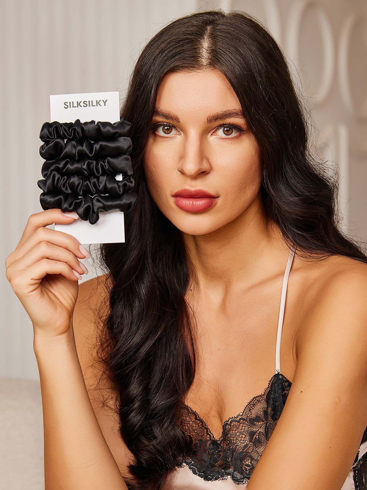 [Sort] SilkSilky-DK 19Momme Scrunchie 002