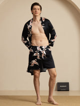 [Sort] SilkSilky-DK 19Momme Long Sleeve Mens Pajamas 004