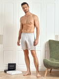 SilkSilky-DK 19Momme Mens Sleep Bottoms Sølv 006