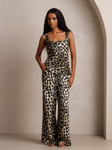 [Leopard] SilkSilky-DK Camisole Set 004,