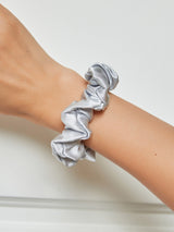 [Sølv] SilkSilky-DK Scrunchie 001